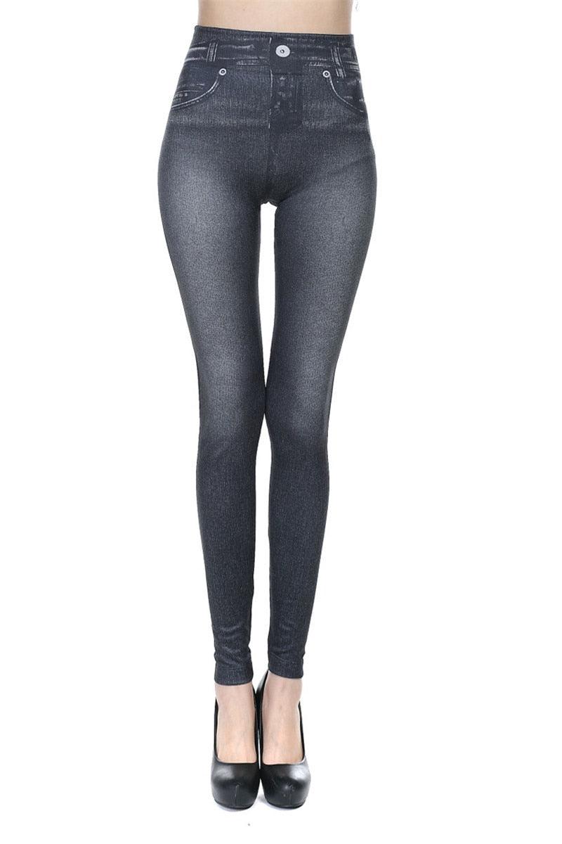Calça Legging-Jeans - Loja Fact
