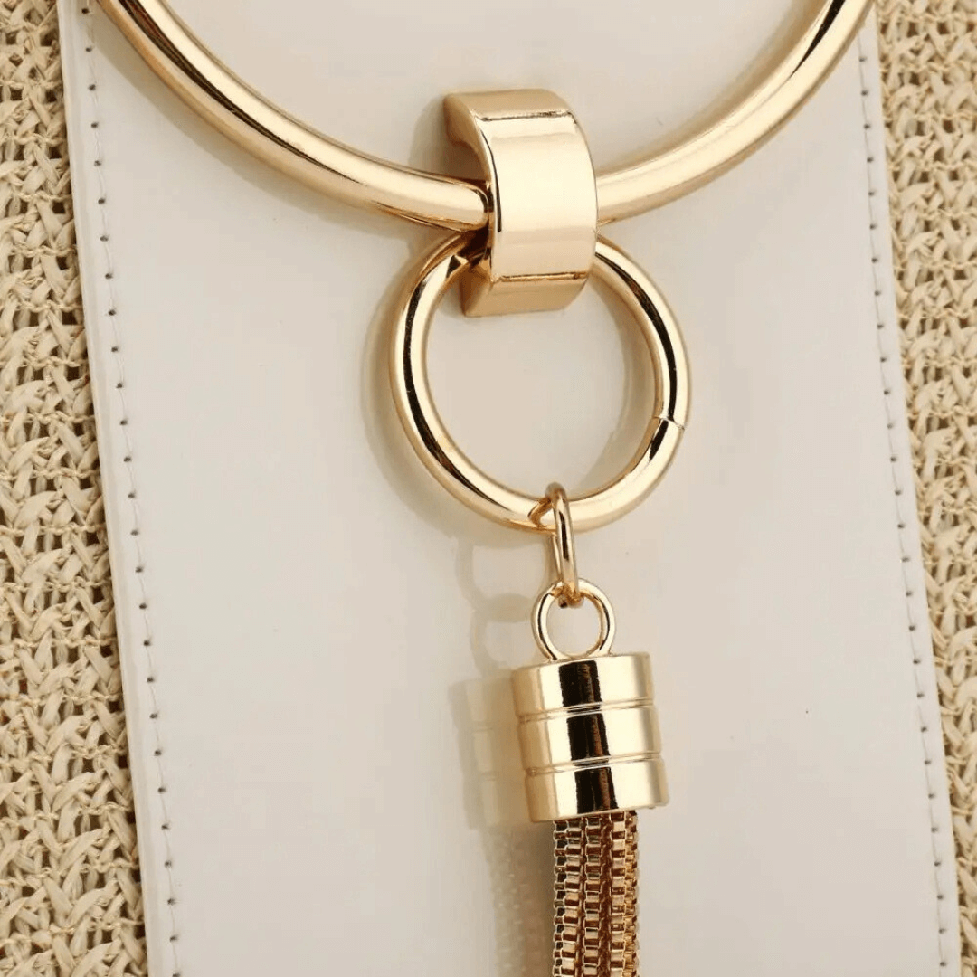 Bolsa de Mão em Palha Sandy - Ziora