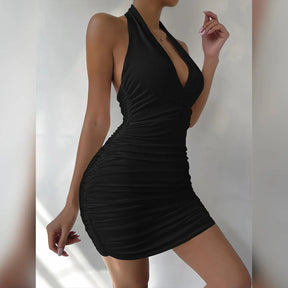Vestido Sexy Deep V – Renata - Ziora